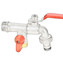 High quality Brass double handle bibcock tap n75 boost pressure valve vw audi nachi solenoid valves